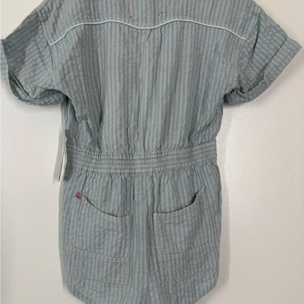 BDG Light Blue Striped Romper with a tie waist *NWT* - Picture 6 of 11